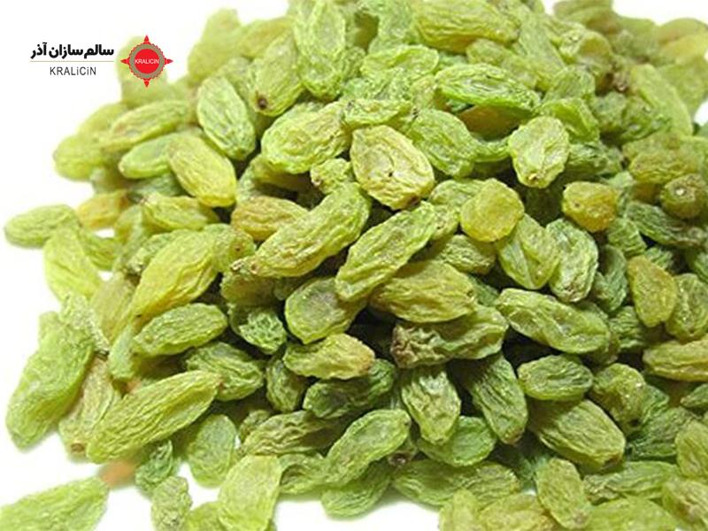 قيمت كشمش سبز قلمي ممتاز قيمت كشمش سبز قلمي كاشمر | تا 8 درصد تخفيف 100درصد خالص و درجه يك   خريد عمده و جزئي