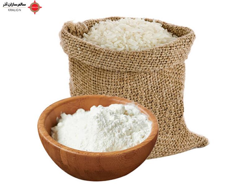 قيمت آرد برنج اعلا قيمت آرد برنج خانگي | تا 8 درصد تخفيف 100درصد خالص و درجه يك   خريد عمده و جزئي