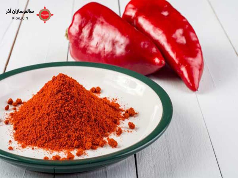 طرز تهيه فلفل پاپريكا عكس فلفل پاپريكا | تا 8 درصد تخفيف 100درصد خالص و درجه يك   خريد عمده و جزئي